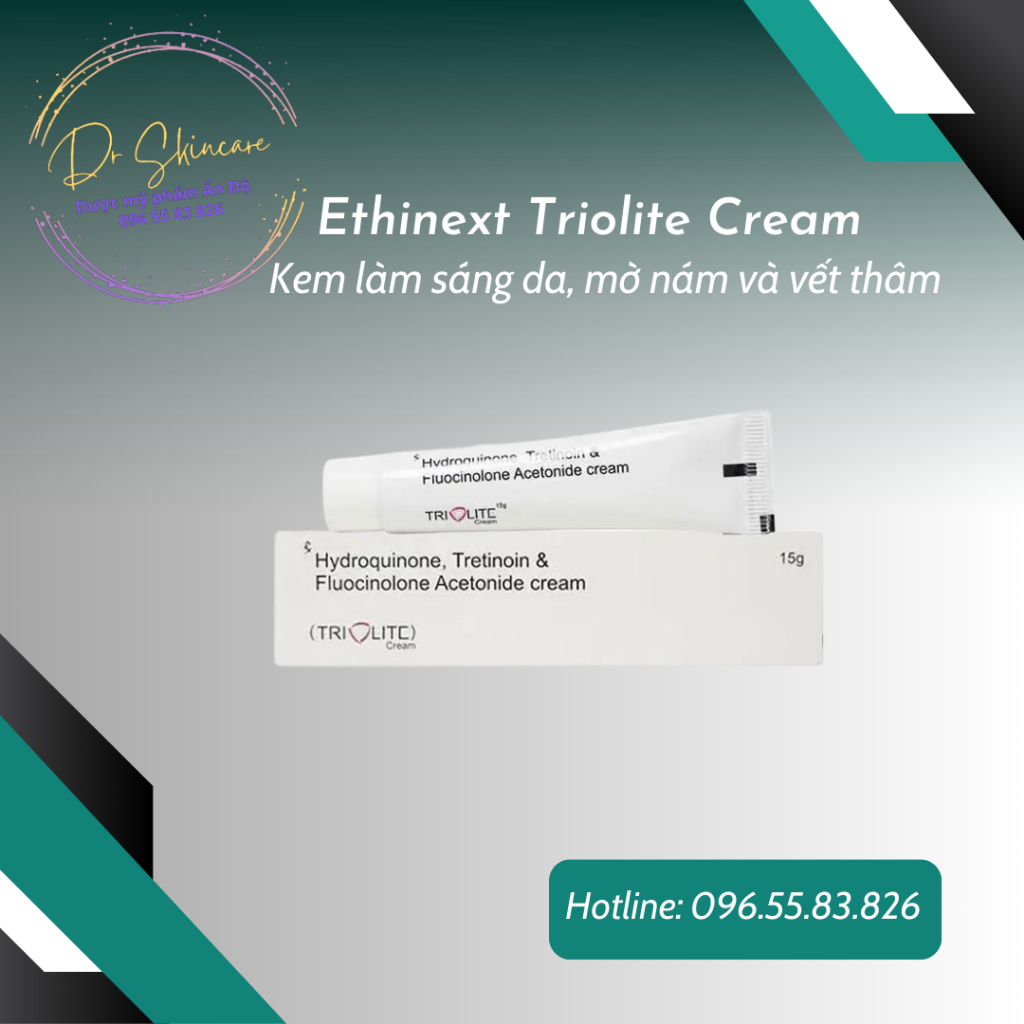 Triolite Cream 15g kem mờ nám sáng da