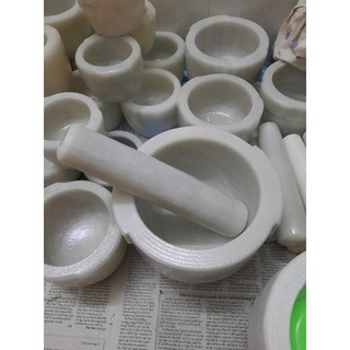 Cối đá size 20cm đã đánh bóng kèm chày