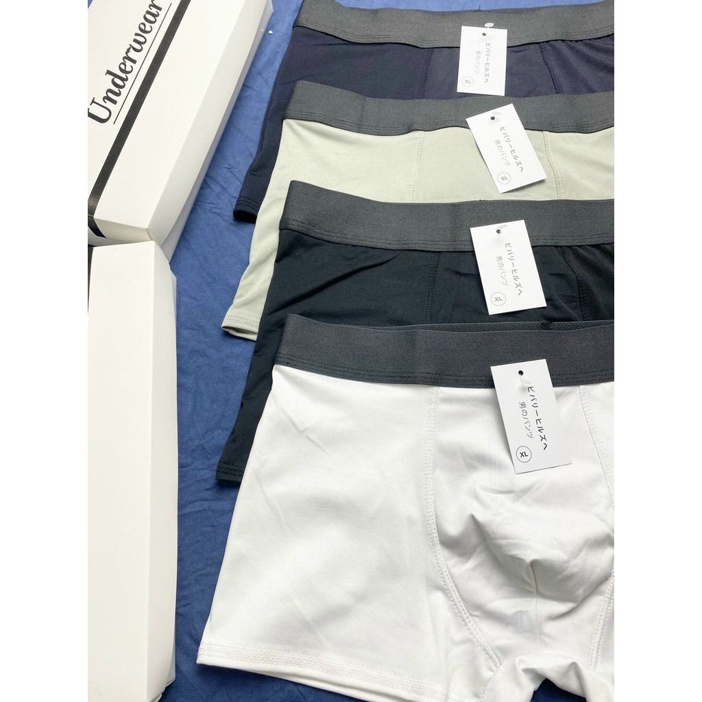 Quần lót nam dáng Trunk Boxer kháng khuẩn RED HUNTER chất thun lạnh đẹp quần sịp nam đùi mềm mại co dãn (Không Hộp)-RH1