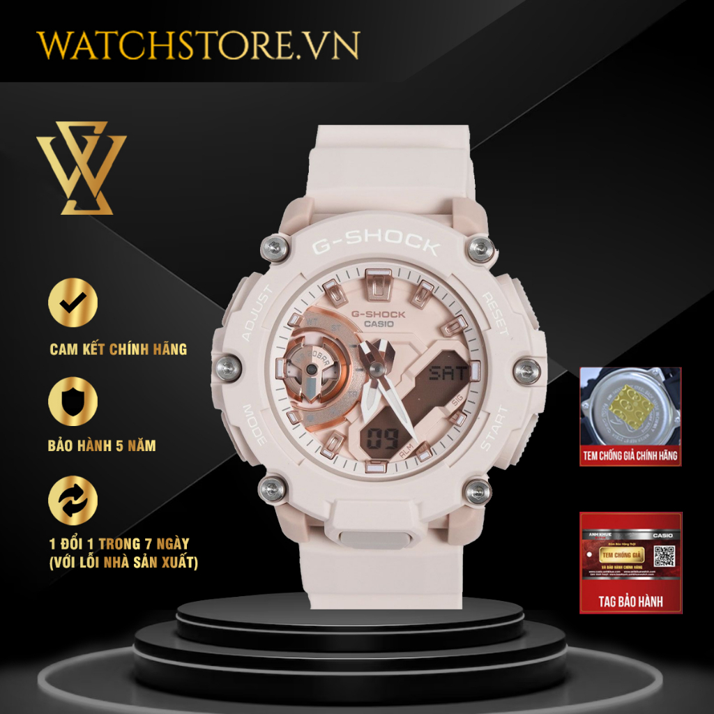 G-Shock WATCH STORE GMA-S2200M-4ADR - Đồng Hồ Nữ - Điện Tử - Kính Khoáng - Size Mặt 45mm - Bảo Hành 5 Năm