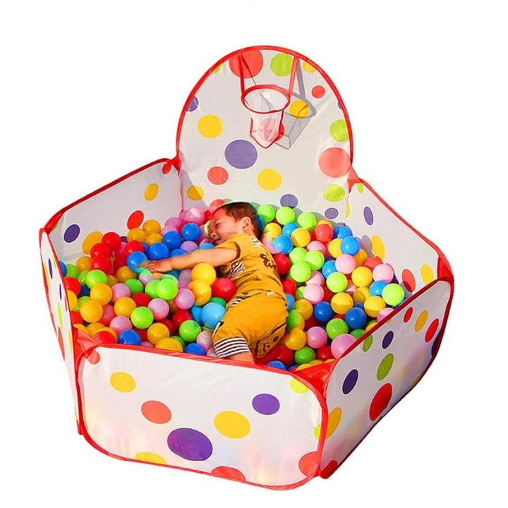 Bộ nhà bóng rổ kèm 30 trái bóng