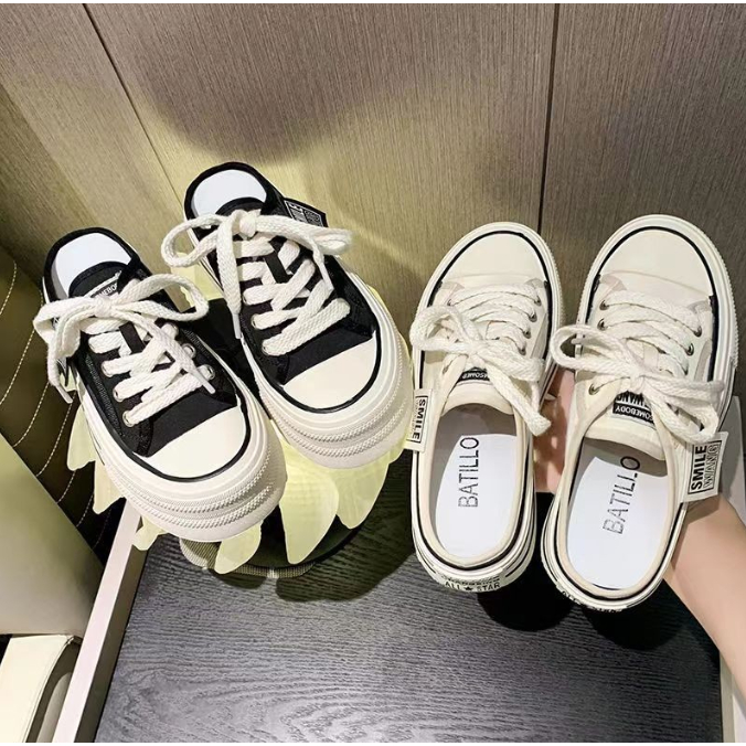 Giày sục thể thao nữ ulzzang mẫu mới đế cao độn đế 2023