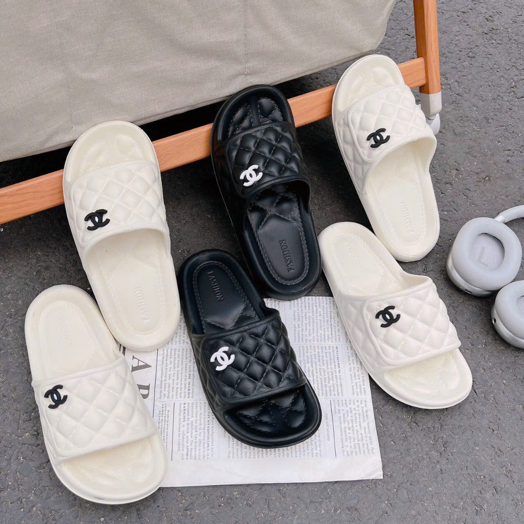 Dép bánh mì dép quai ngang nữ chất liệu eva kiểu dáng unisex độn đế 3cm ulzzang tôn dáng cực chuẩn