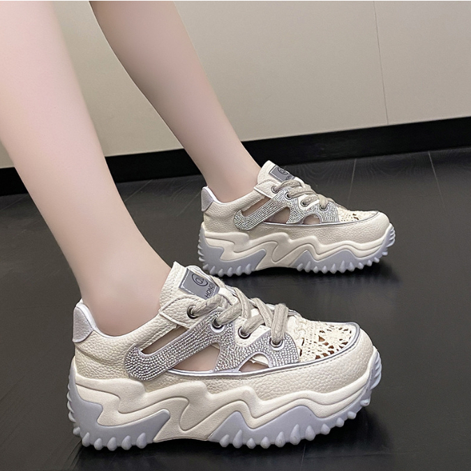 GIÀY THỂ THAO NỮ nâng đế thoáng khí êm chân  B30
