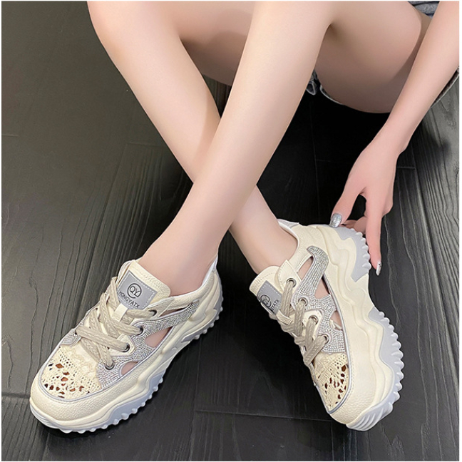GIÀY THỂ THAO NỮ nâng đế thoáng khí êm chân  B30