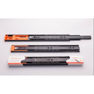 Ray trượt bi Blumroo, TOPTEN hơi có giảm chấn, chống tiếng ồn. Ray 3tầng- bản 45mm-dài 25-50cm