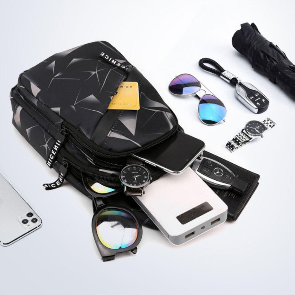 Túi đeo chéo nam nữ Unisex vải canvas thời trang phong cách Hàn Quốc TC09