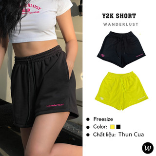 Quần Short đùi y2k Wanderlust