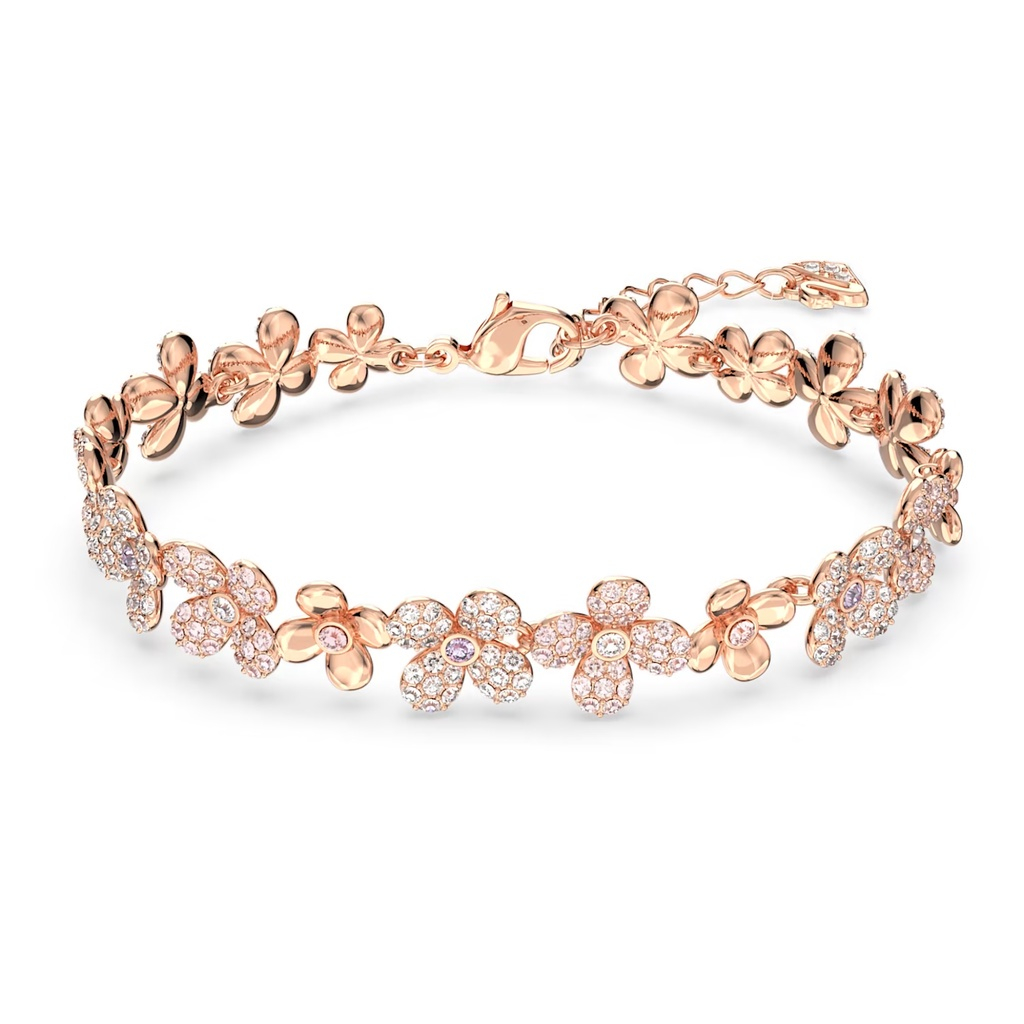 Vòng tay Swarovski Elderflower Rose Gold Bracelet Fullbox - Hàng Xuất Xịn - Jeniel