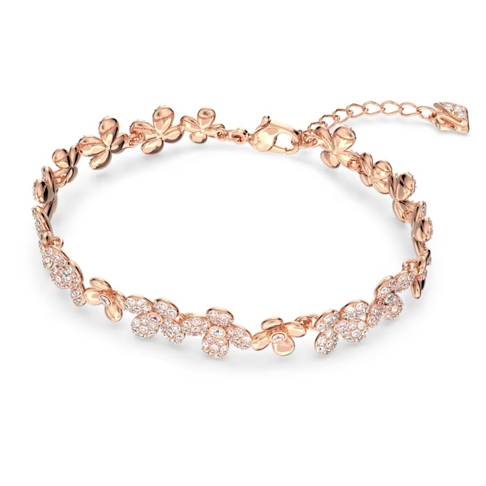 Vòng tay Swarovski Elderflower Rose Gold Bracelet Fullbox - Hàng Xuất Xịn - Jeniel