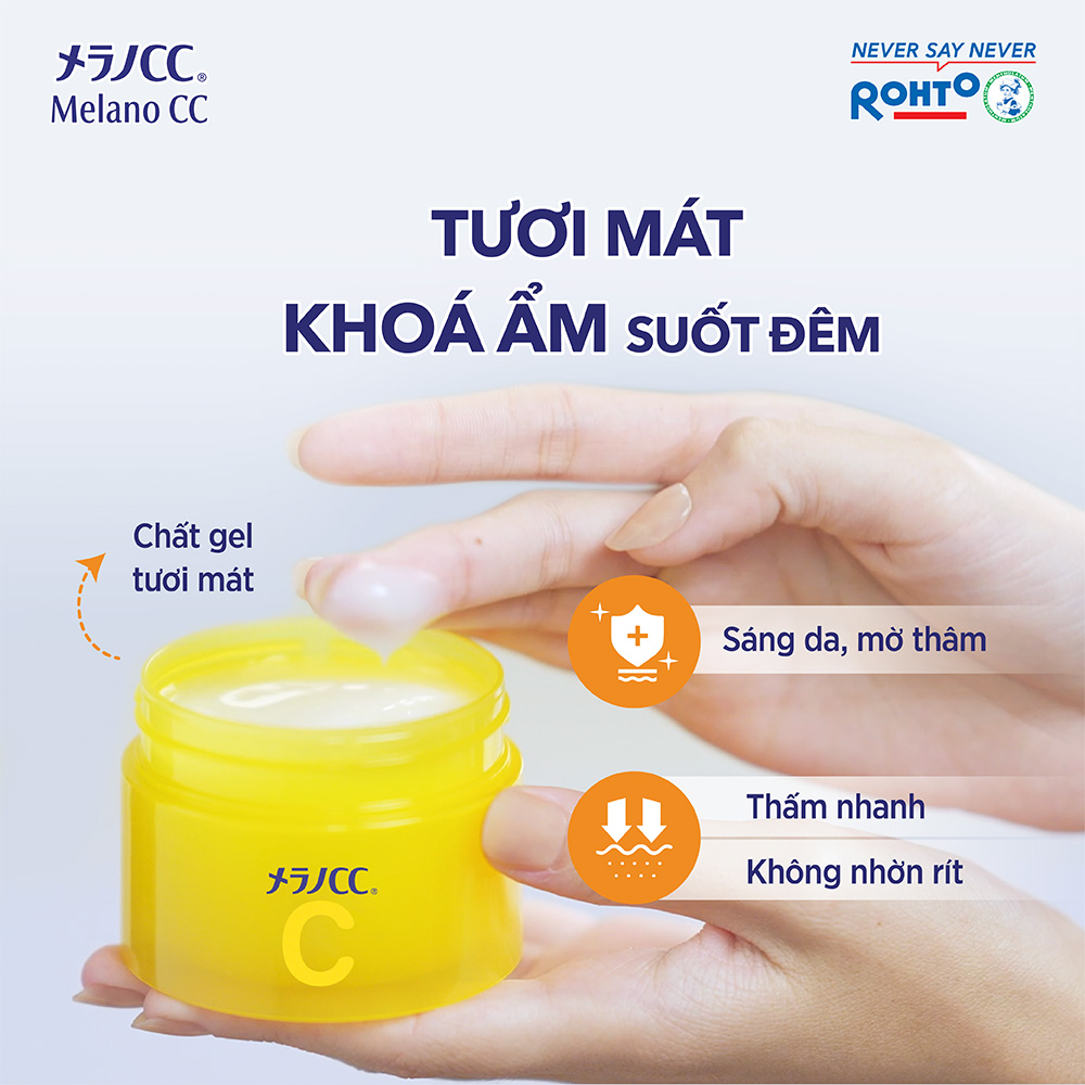 Gel dưỡng trắng da, cải thiện thâm sạm & đốm nâu Melano CC Whitening Gel