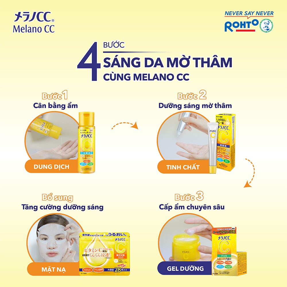 Gel dưỡng trắng da, cải thiện thâm sạm & đốm nâu Melano CC Whitening Gel