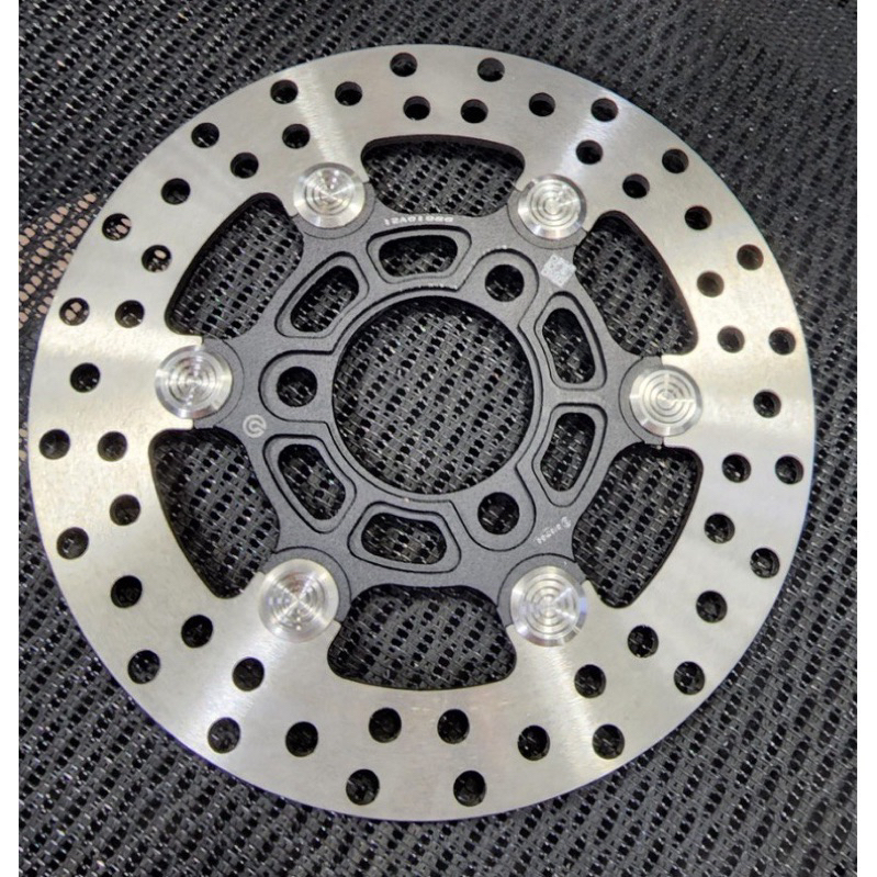 ĐĨA THẮNG TRƯỚC 3 LỖ MIO NHỎ, size 190mm & 220mm  Khoen INOX 304 Sáng Bóng