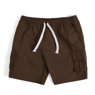 Quần Short Unisex Cargo Chất Kaki Túi Hộp