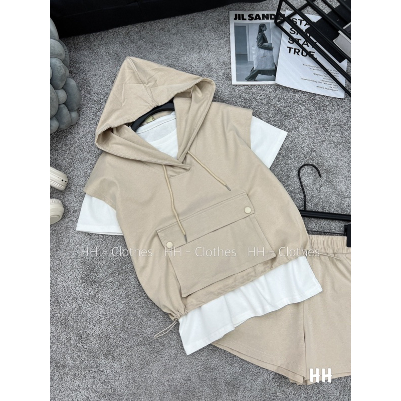 SET NÓN 3 MÓN - SET BỘ THỂ THAO BALO - FREESIZE DỨOI 55kgC