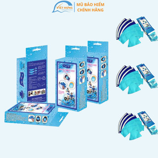 Lót mũ bảo hiểm May mắn miễn giặt (01 Hộp) - Bktec