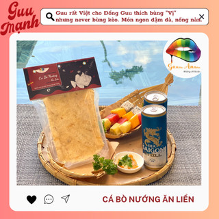 Cá bò da nướng ăn liền guu ăn - vsattp, đặc sản nha trang