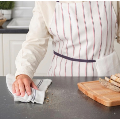 IKEA Khăn lau chén đĩa HILDEGUN 45cm x 60cm