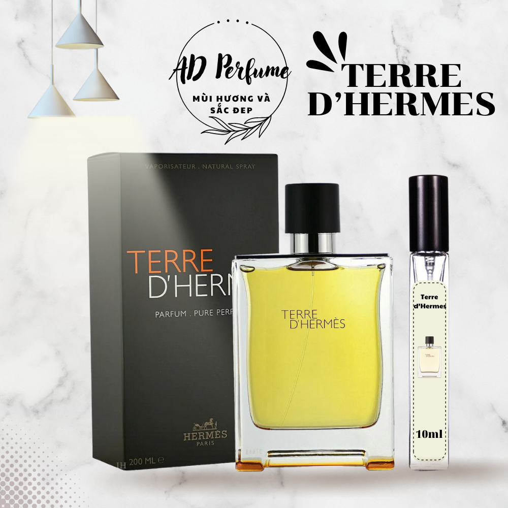 Nước hoa nam Hermes Terre D’Hermes EDT chiết 10ml Phong cách Lịch lãm Nam tính