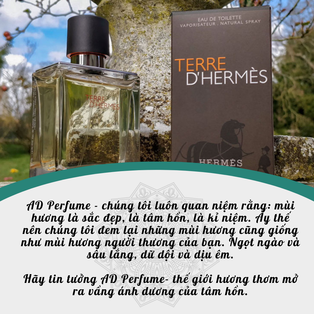 Nước hoa nam Hermes Terre D’Hermes EDT chiết 10ml Phong cách Lịch lãm Nam tính