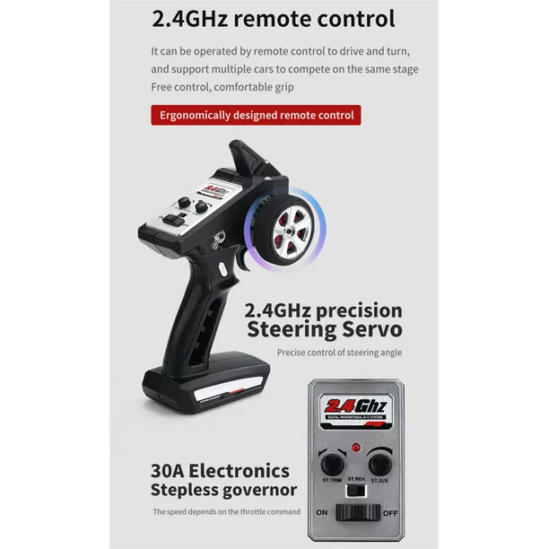 Xe drift điều khiển từ xa SCY 16301 EXTREME tỉ lệ 1/16 2.4G 4WD High Speed RC, xe drift SCY16301