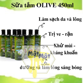 Sữa tắm Olive dành cho chó mèo 450ml