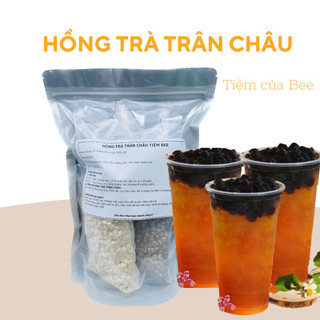 Set làm hồng trà trân châu tiệm của bee - beekit, thành phẩm 35 ly nguyên liệu tự pha chế, nấu tại nhà