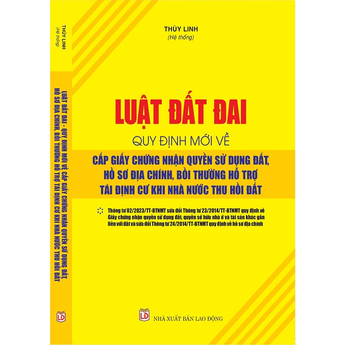 Sách - Luật Đất Đai - Quy Định Mới Về Cấp Giấy Chứng Nhận Quyền Sử Dụng Đất, Hồ Sơ Địa Chính, Bồi Thường