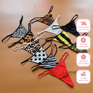 Tg01 | Quần Lót Nữ Lọt Khe Tam Giác Dây Cotton Sexy La Perbra - Tg01