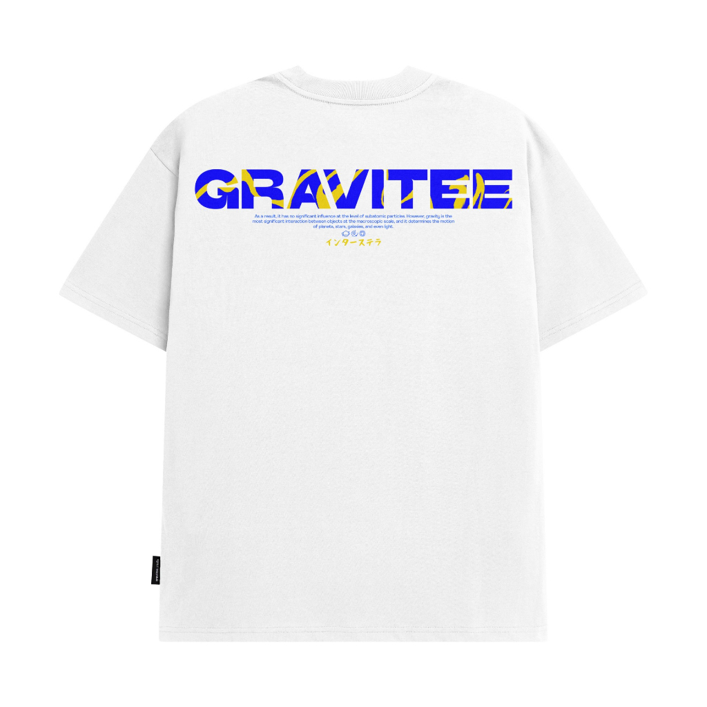 Áo thun Unisex Gravitee Signature/ White