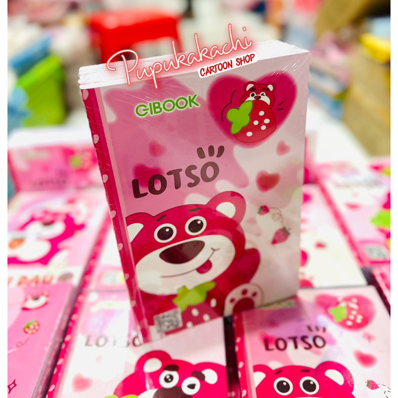 Lốc 5/10 Quyển Tập Học Sinh/Sinh Viên Gấu Dâu LOTSO 96tr, 200tr