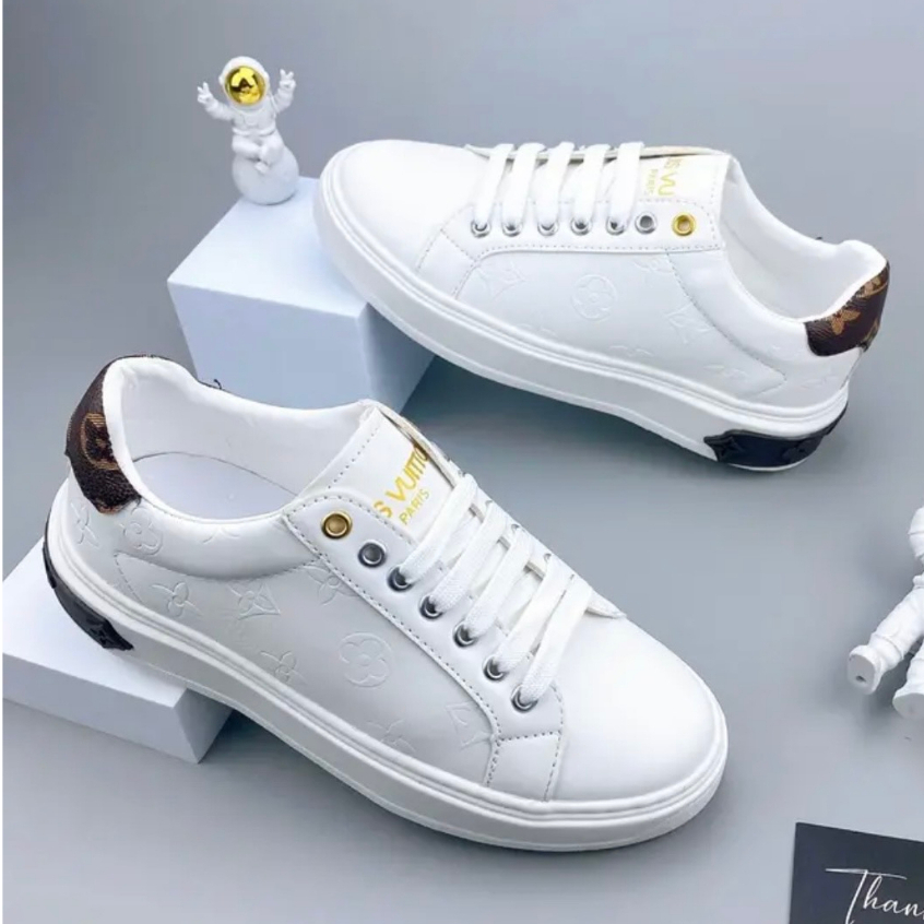 Giày thể thao nam, giày nam họa tiết thời trang đế cao su non êm chân đủ size 38-43