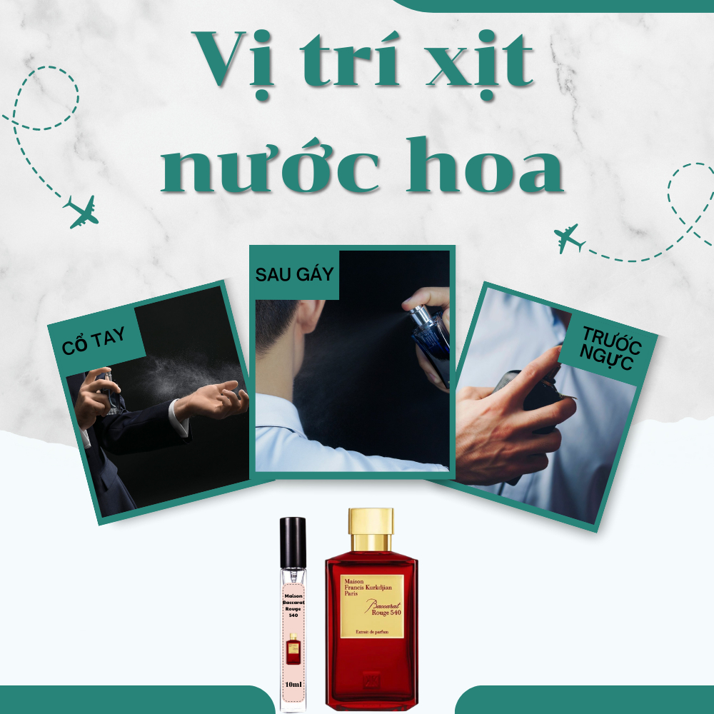 Nước hoa chiết Maison MFK Baccarat Rouge 540 Nước hoa nữ sang trọng quý phái lưu hương lâu,mẫu thử 10ml | BigBuy360 - bigbuy360.vn