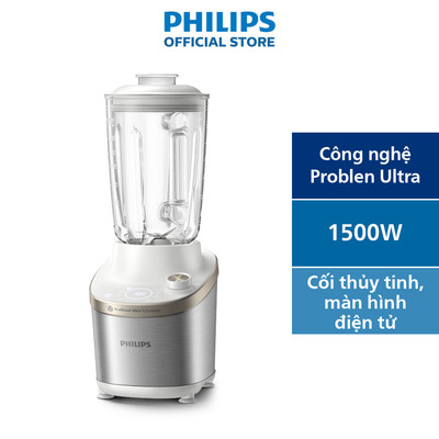 Máy Xay Sinh Tố Philips HR3760/01 ProBlend Ultra Xay tốc độ cao, màn hình kỹ thuật số