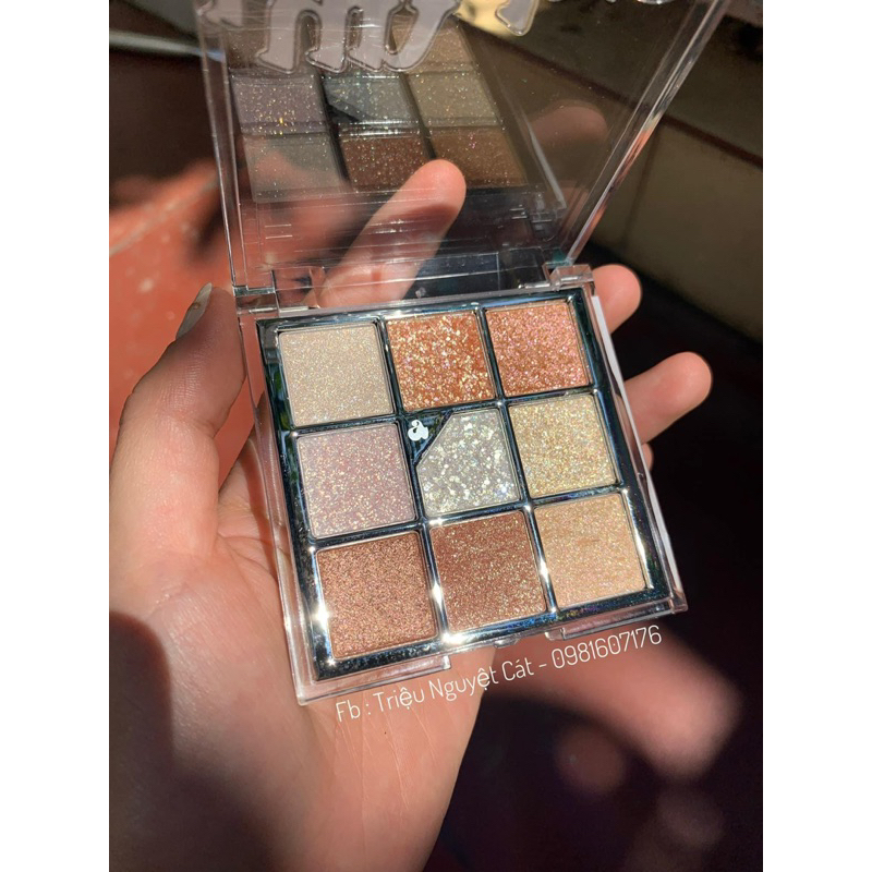 Có sẵn - Bảng phấn mắt UNLEASHIA Glitterpedia Eye Palette tone 01, 02, 03