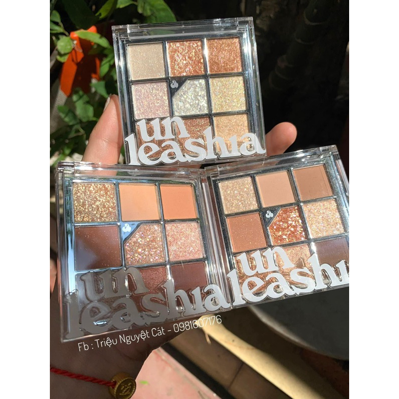 Có sẵn - Bảng phấn mắt UNLEASHIA Glitterpedia Eye Palette tone 01, 02, 03