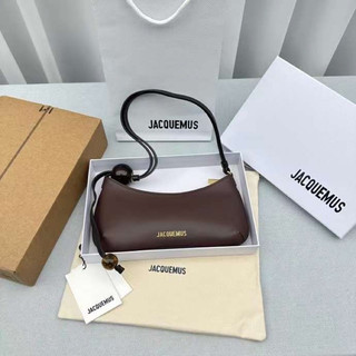 Túi Jacquemus le bisou nâu da thật chuẩn auth xuất âu