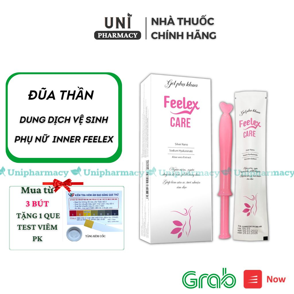 ✅(Tặng Khẩu Trang 4L Chất Chính Hãng) Dung dịch vệ sinh phụ nữ đũa thần inner Feelex vệ sinh vùng kín an toàn tiện lợi
