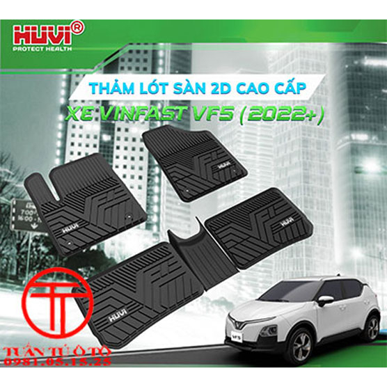 Thảm lót sàn VF5 cao su đúc HuVi (2D, 2023+)