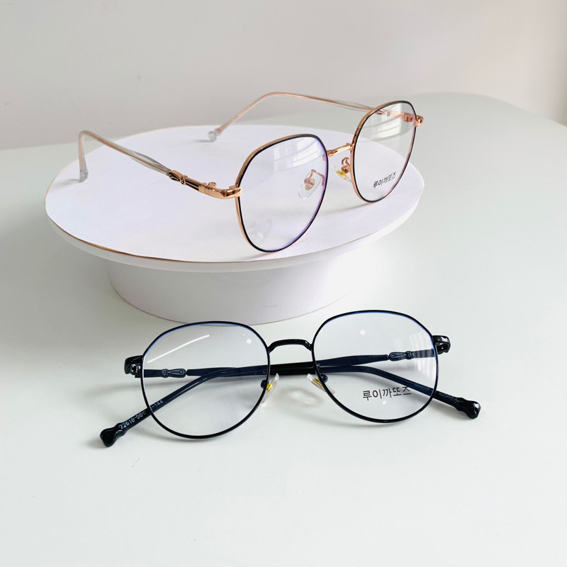 Gọng Kính Tròn Nobita Thời Trang T72616 Đi Ngày Và Đêm Tròng Chống Tia Uv