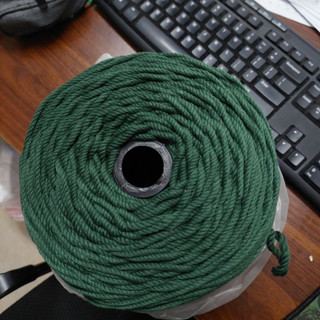 1KG dây thừng đan macrame . size 5mm - 4 xoắn. full 45 màu