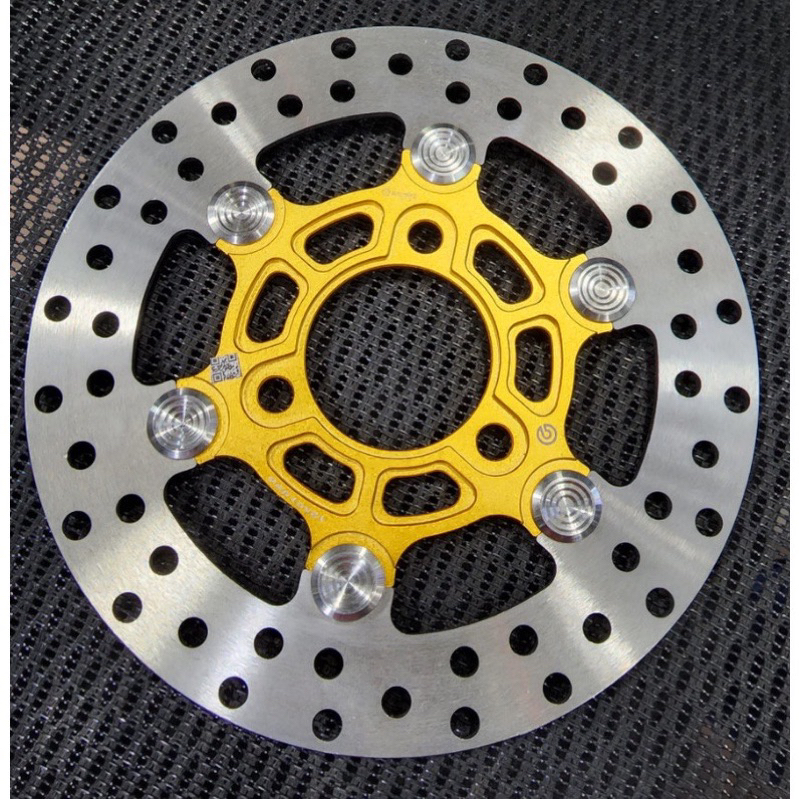 ĐĨA THẮNG TRƯỚC 3 LỖ MIO NHỎ, size 190mm & 220mm  Khoen INOX 304 Sáng Bóng