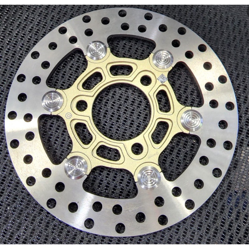 ĐĨA THẮNG TRƯỚC 3 LỖ MIO NHỎ, size 190mm & 220mm  Khoen INOX 304 Sáng Bóng