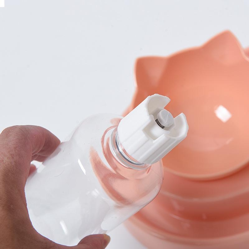 Bát Ăn Tự Động 2 IN 1 Dành Cho Chó Mèo Bát Ăn Chống Kiến 2 Ngăn Kèm Bình Nước Tự Động Cho Chó Mèo