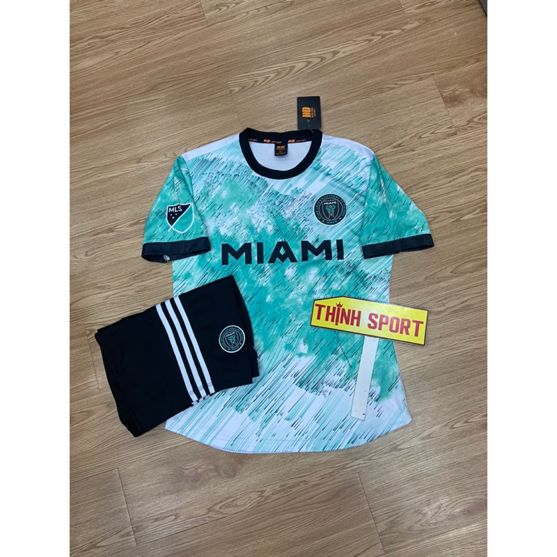 Bộ đá banh, bóng đá Inter Miami, in tên số theo yêu cầu