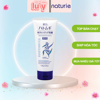 Sữa rửa mặt ý dĩ Hatomugi Naturie Skin 130g Nhật Bản - Trắng Da Ngừa Mụn Chính Hãng Mới