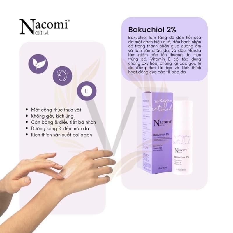 Serum Nacomi Retinoin - Tinh chất chống lão hóa, giảm mụn, căng bóng, sáng da