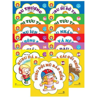 Sách - Combo Bé học lễ giáo Bubu (CÓ 60 TẬP KHÔNG CÓ TẬP 13 - Trọn Bộ 59 CUỐN) - NXB TRẺ - XBT