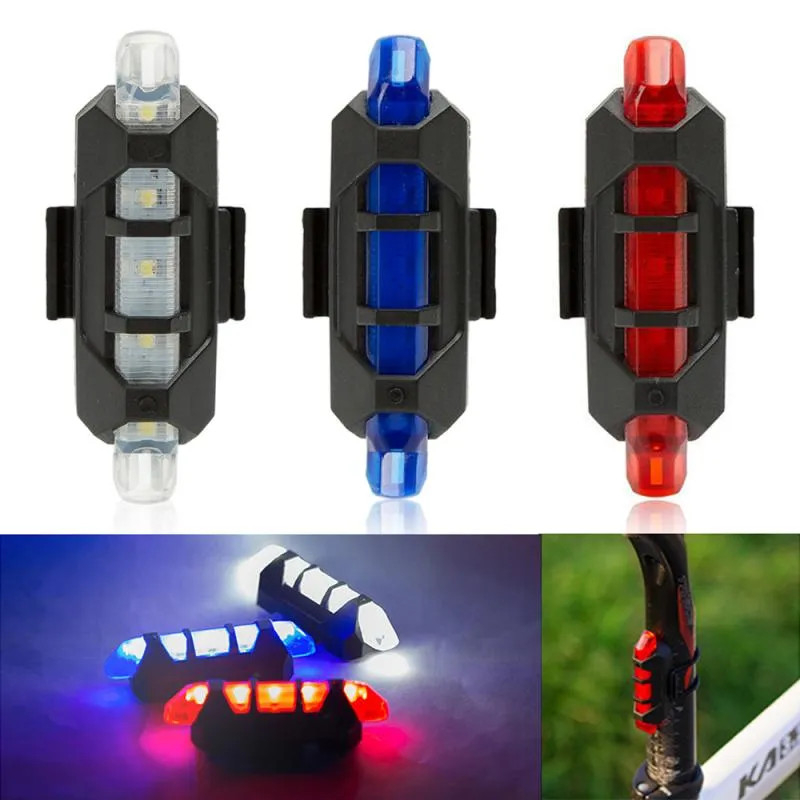 Đèn xe đạp thể thao hậu LED siêu sáng cảnh báo nhấp nháy - Chính hãng dododios