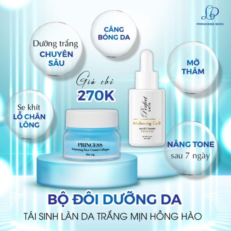 Combo Kem princess chính hãng 100%